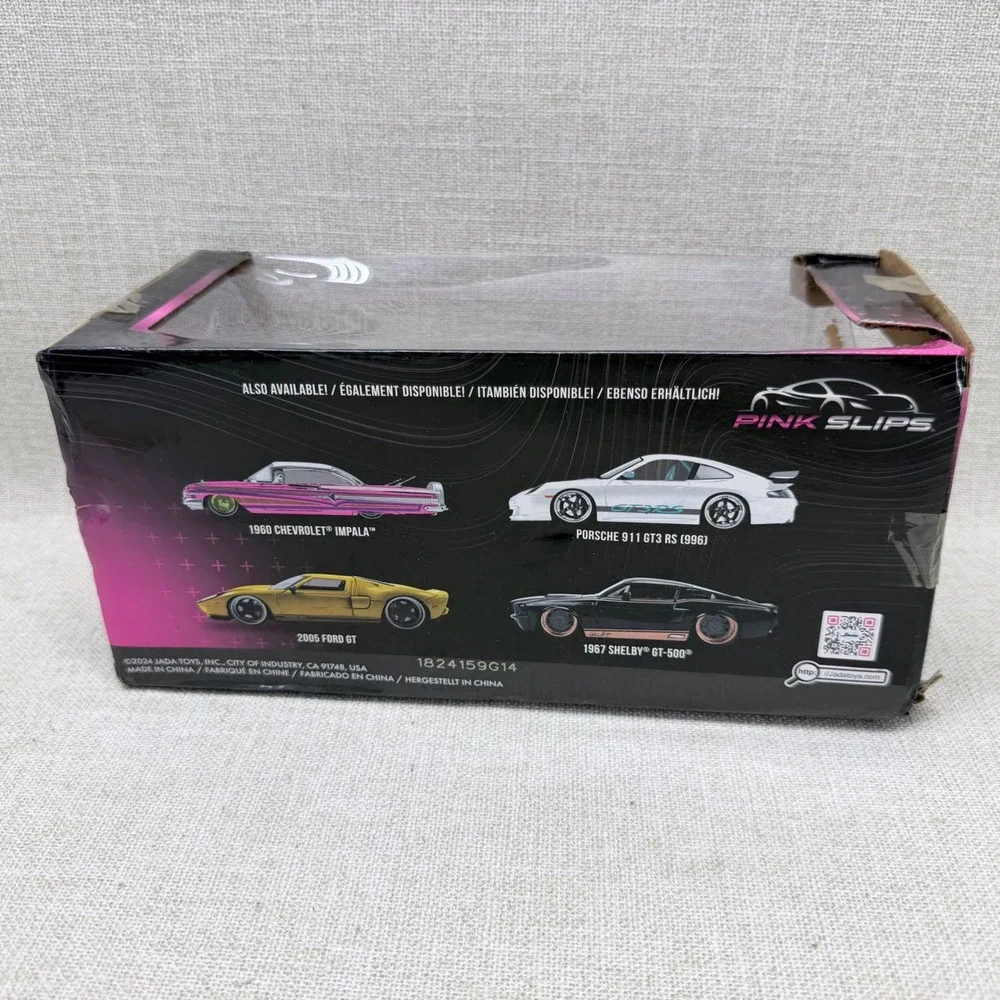 Jada Toys Pink Slips 2005 Ford GT Gold Die-Cast 1:24 Scale Model Car 35985
